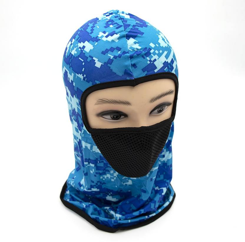 Youstylo Blue Bike Face Mask for Men & Women