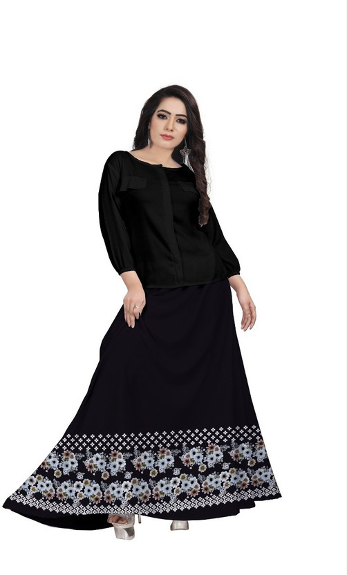 V And V Shop Women Top and Skirt Set 