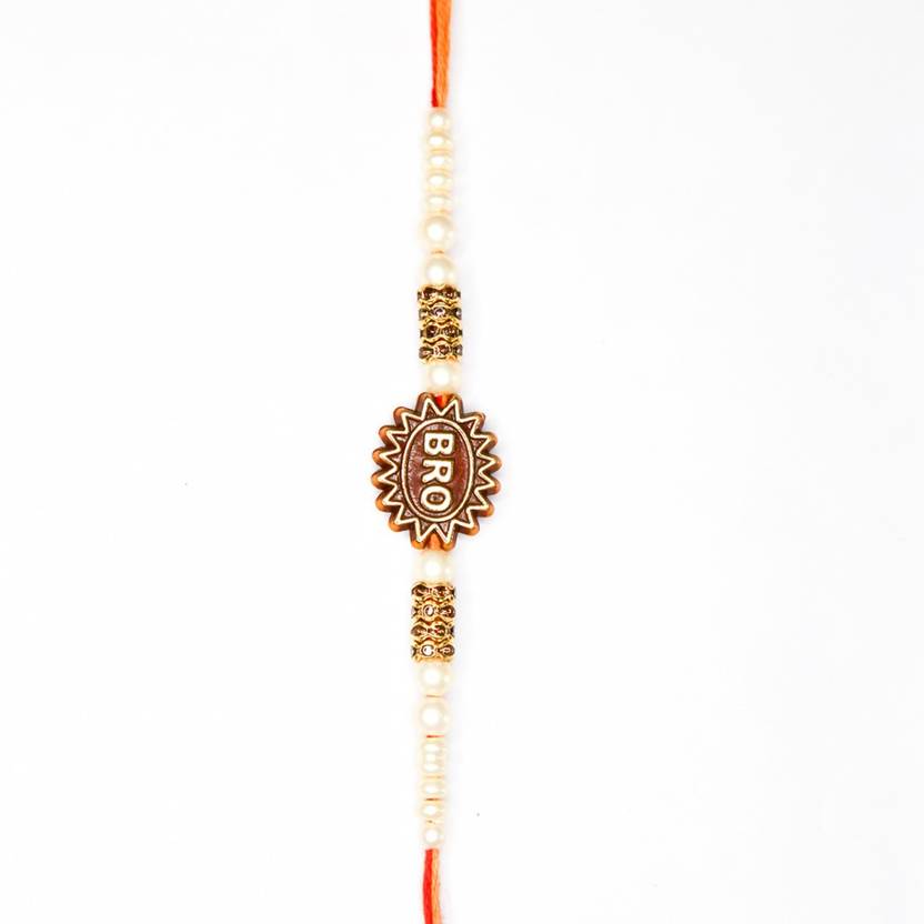 Designer Bro Rakhi -2 Sandalwood Rakhi by AVRT