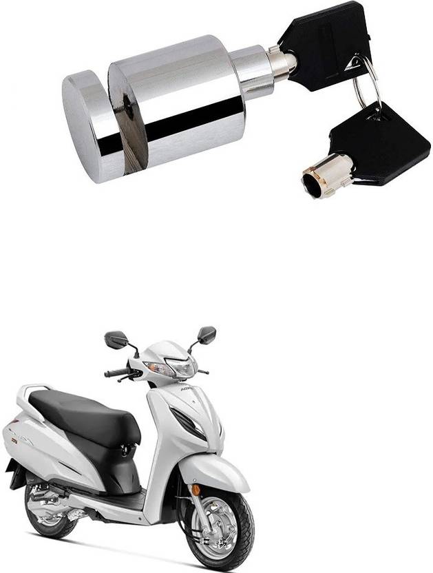 Qiisx Heavy Duty Disc Brake Lock Anti Theft Stainless Steel 7mm Pin