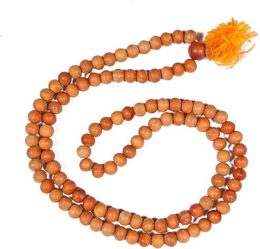 brahmgyan gallary white chandan mala for jaap,puja,health& wealth also. Wood Chain