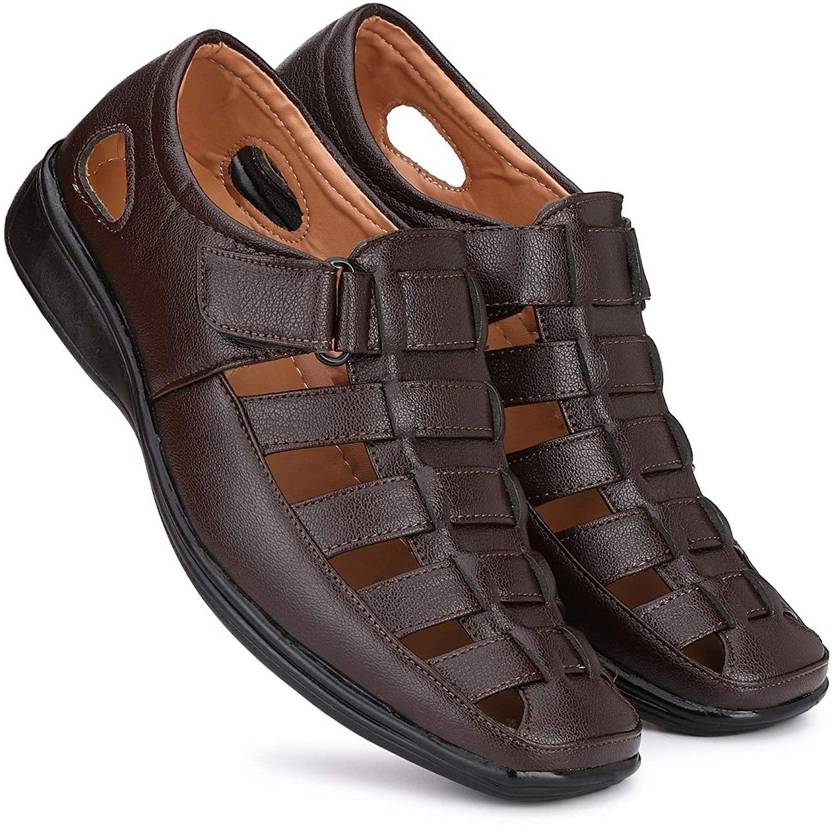 Men Brown Casual Sandal
