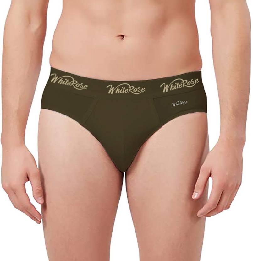 WHITE ROSE Solid Men Brief