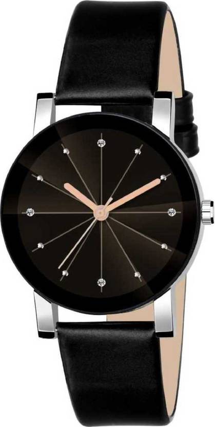 Miss Perfect Analog Watch - For Women New Diamond Cut Glass Leather belt watch For Women Analog Watch