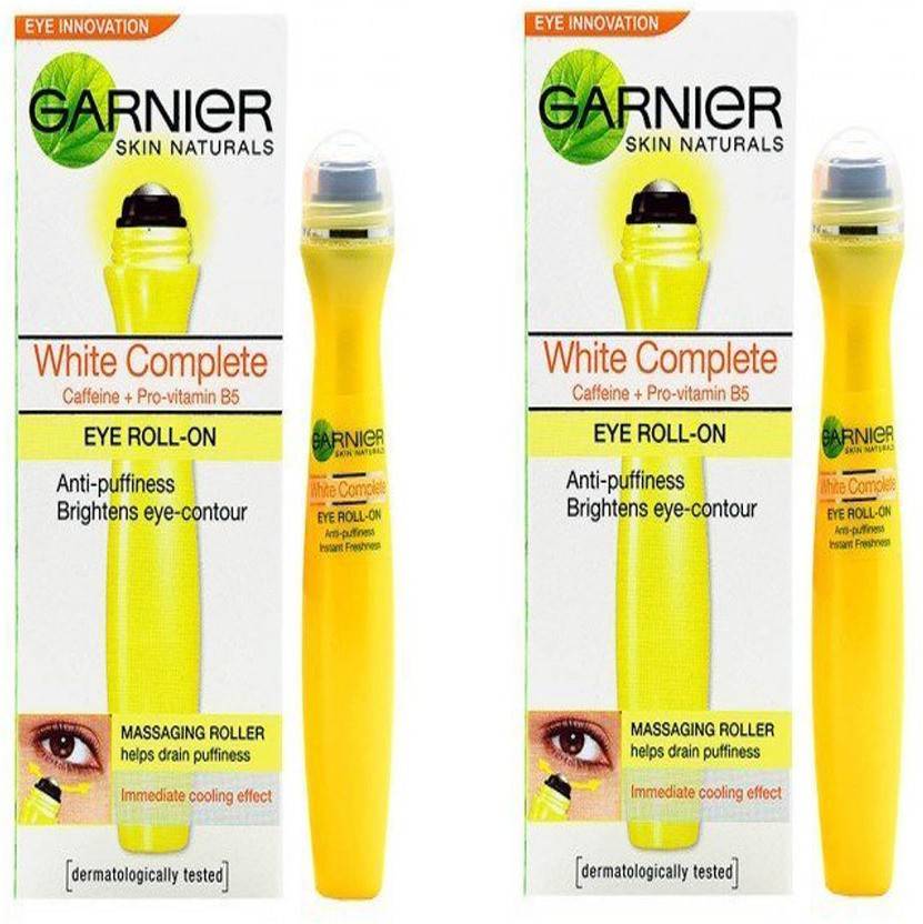GARNIER Skin Naturals Light Complete Eye Roll On 15 ml ( pack of 2
