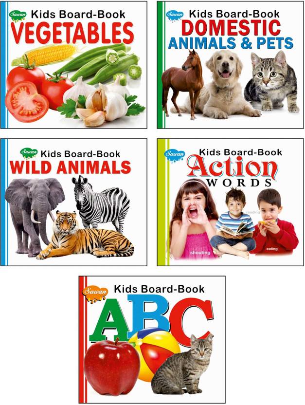 Sawan Present Set Of 5 Board Books Kids Board Book Series