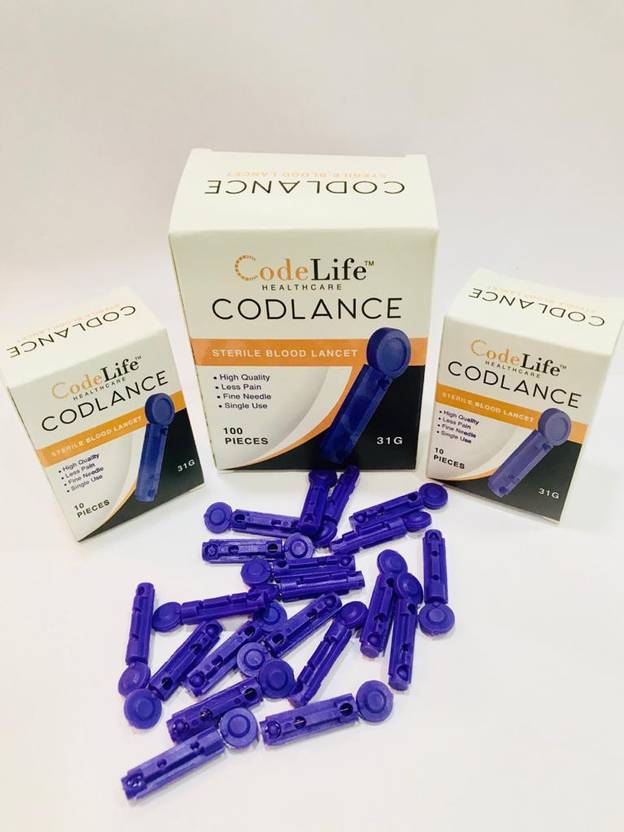 CODELIFE Codelifesterile blood lancet Lancets (150) Lancets Price in India