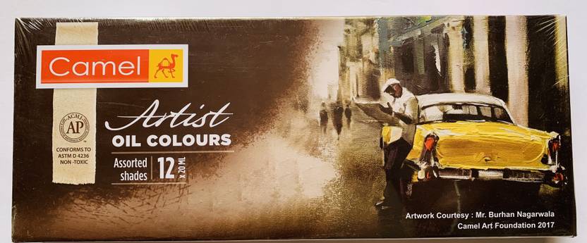 Camlin artist oil colours tubes
