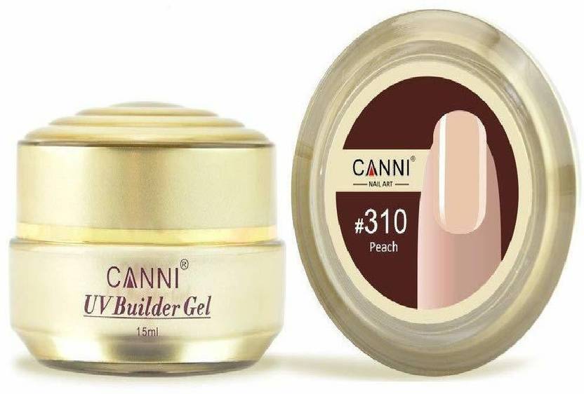 Canni Golden bottle Camouflage thin easy dry UV Soak Off Jelly Nail builder gel extend shaping gel lacquer C_310 C_310_Peach