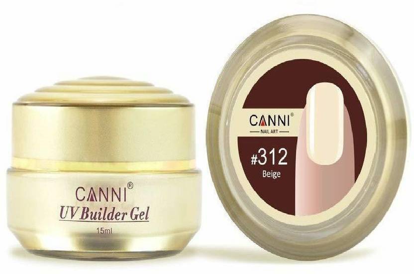 Canni Golden bottle Camouflage thin easy dry UV Soak Off Jelly Nail builder gel extend shaping gel lacquer C_312 C_312_Beige