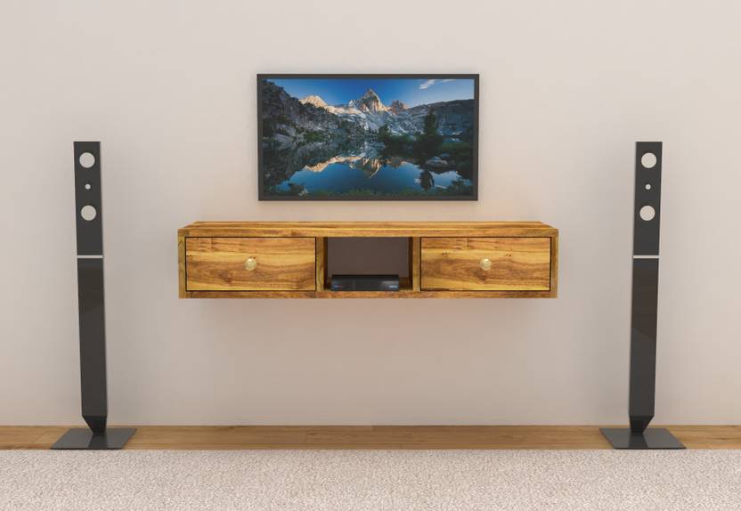 Flipkart Perfect Homes Solid Wood TV Entertainment Unit Price in India