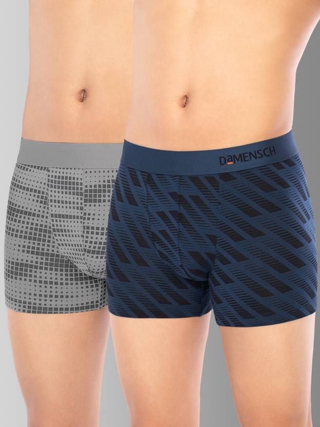 Pack of 2 Pack of 2 Deo-Soft Basic Print Trunk Underwear Printed Men Trunk