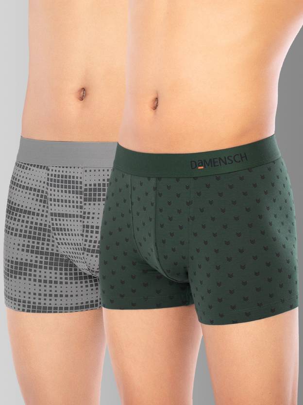 Pack of 2 Pack of 2 Deo-Soft Basic Print Trunk Underwear Printed Men Trunk