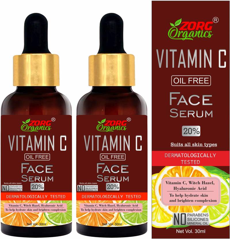 Organics Vitamin C Serum Skin Clearing Serum Brightening, Anti