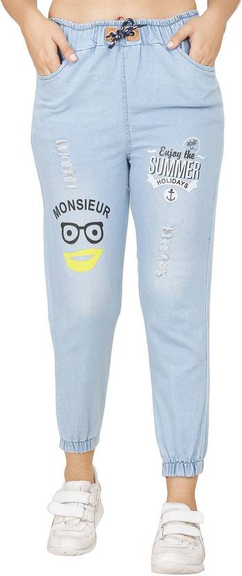 Women Regular Mid Rise Light Blue Jeans