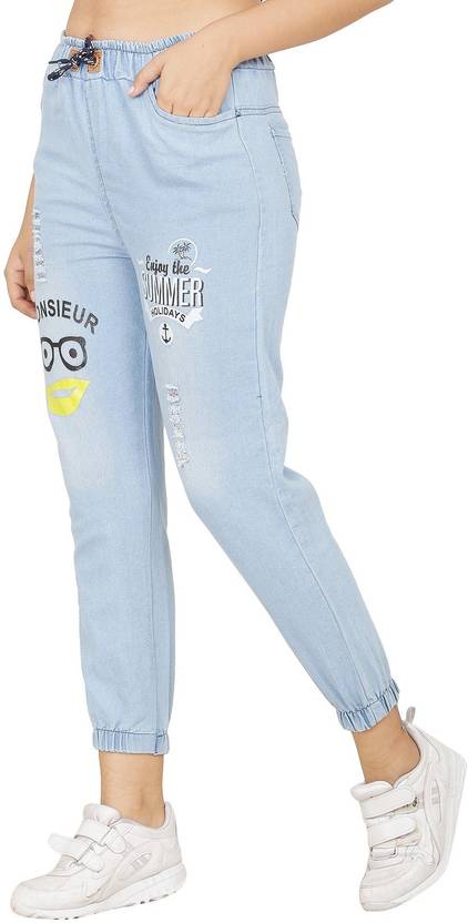 Women Regular Mid Rise Light Blue Jeans