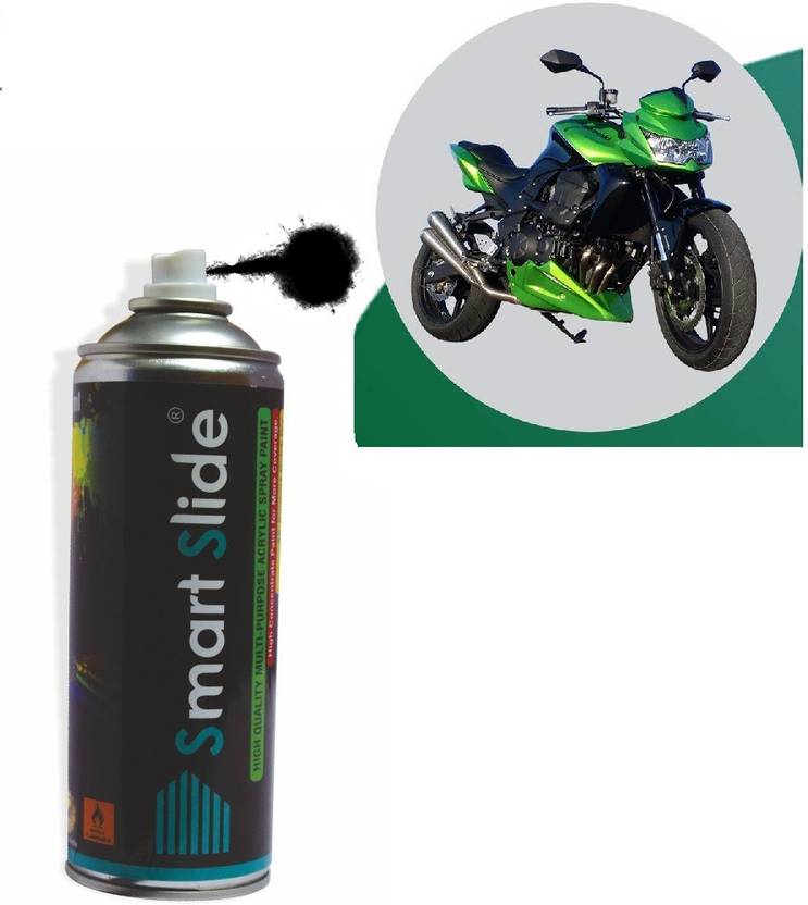 SMART SLIDE Multipurpose Black Color Spray Paint for Cars / Bikes
