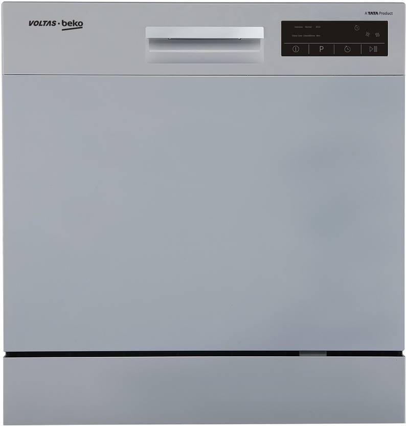 Voltas Beko DT8S Free Standing 8 Place Settings Dishwasher Price in