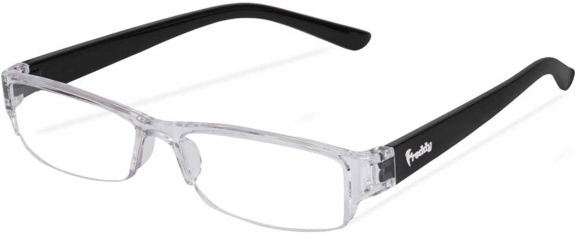 Half Rim (+2.25) Rectangle Reading Glass For Men & Women  (50 mm)