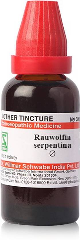 Dr.Willmar Schwabe India Rauwolfia Serpentina Mother Tincture
