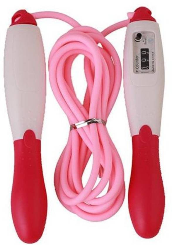 RPM TRADERS Skipping Rope with Counter for Indoor/Outdoor Fitness and Training Digital Cordless Skipping Rope