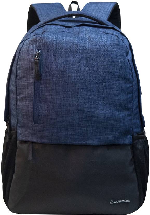 Cosmus Casual Laptop Backpack with USB Charger Port 46cm 26 Litre Blue