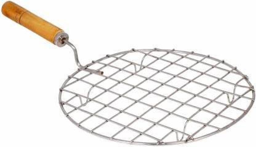 TRAPTI KITCHENWARE Round Papad Chapati Roti Grill Jali gas Roaster 0.5 kg Roaster