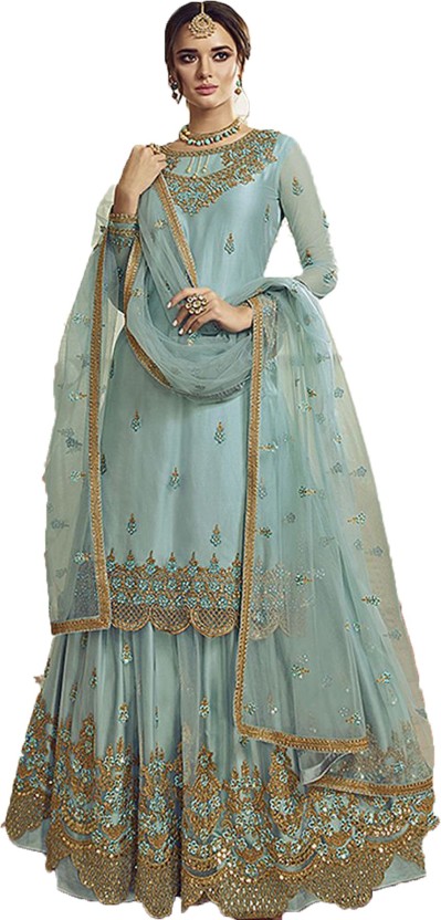 party wear sharara suit flipkart