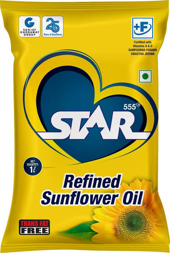 STAR 555 Refined Sunflower oil Sunflower Oil Pouch Price in India Buy