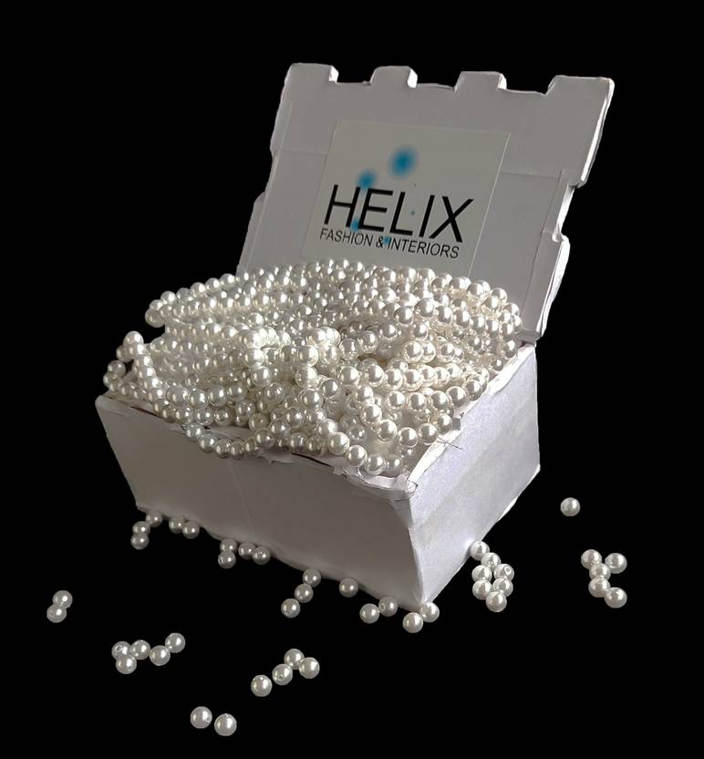 Hglass 6mm White 500Pcs Pearl Bead For Home Decoration,Making Dresses