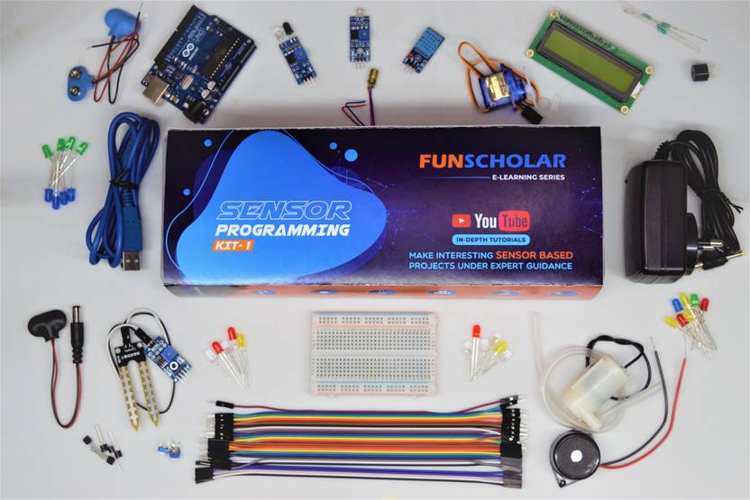 Funscholar Sensor Programming Kit Educational Electronic Hobby Kit