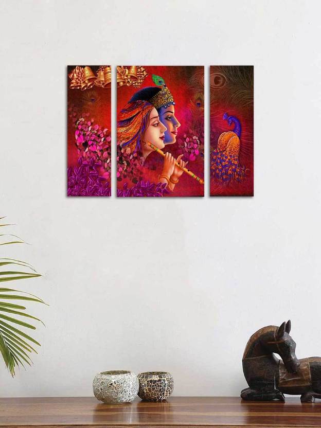 Art Amori Radha Krishna Painting Digital Reprint 12 inch x 18 inch