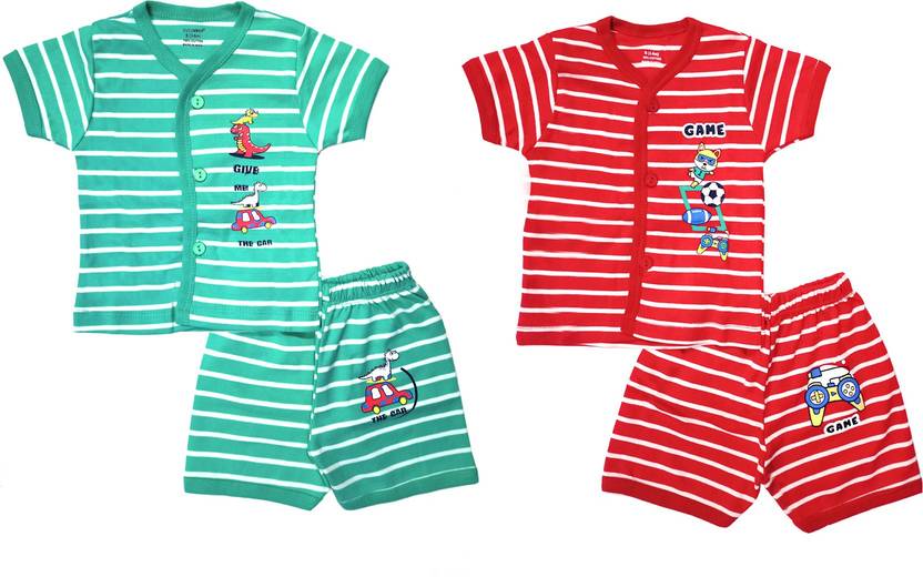Cucumber Baby Boys & Baby Girls Casual Tshirt Shorts Price in India