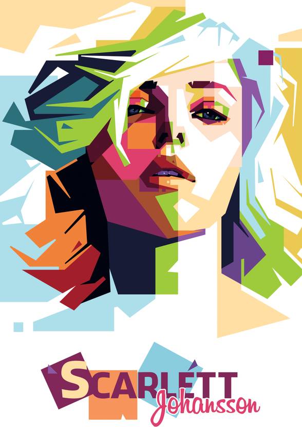 Scarlett Johansson Paper Print
