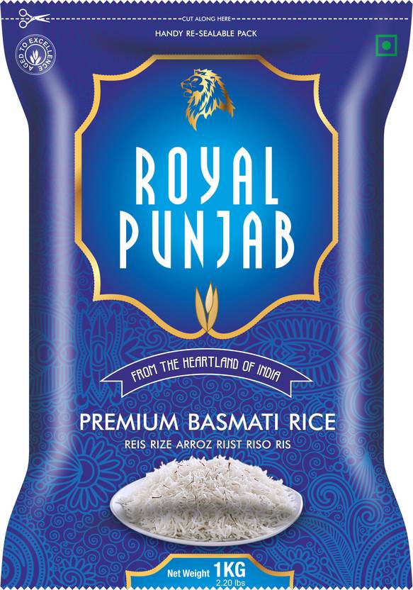 Royal Punjab Premium Basmati Rice XXXL Basmati Rice (Long Grain, Steam