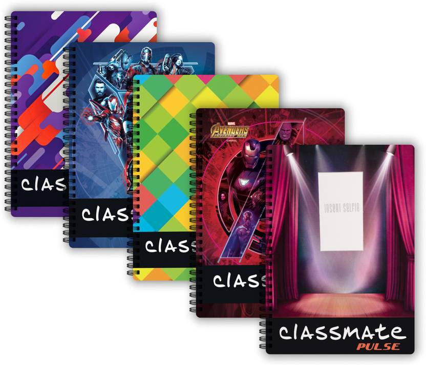 Classmate Spiral (240 x 180 mm) B5 Notebook Single Line 200 Pages Price