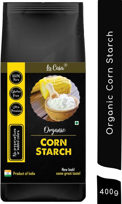 La Casa Organic Corn Starch Powder 100 Pure Gluten Free Thickener