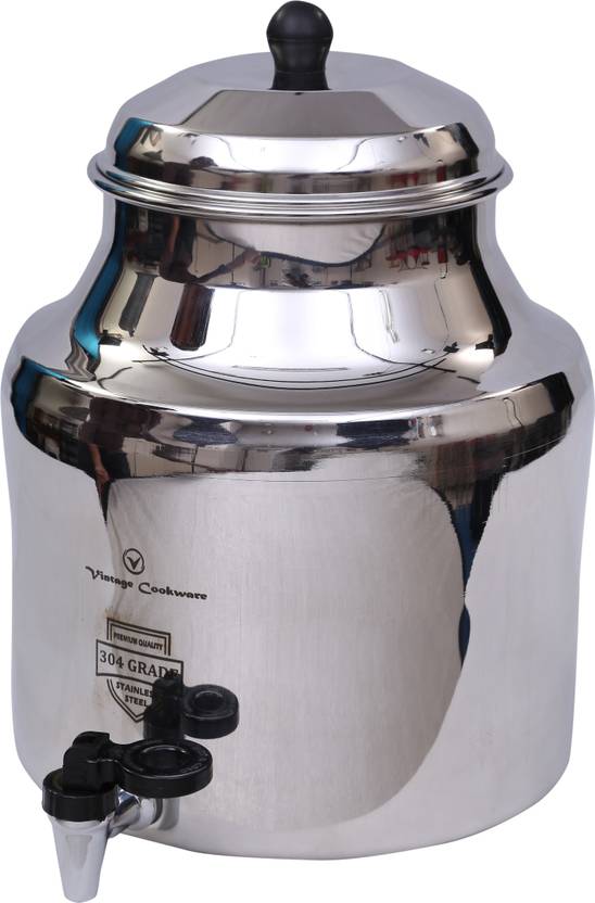Vintage Cookware 10 L Steel Water Jug Price in India Buy Vintage