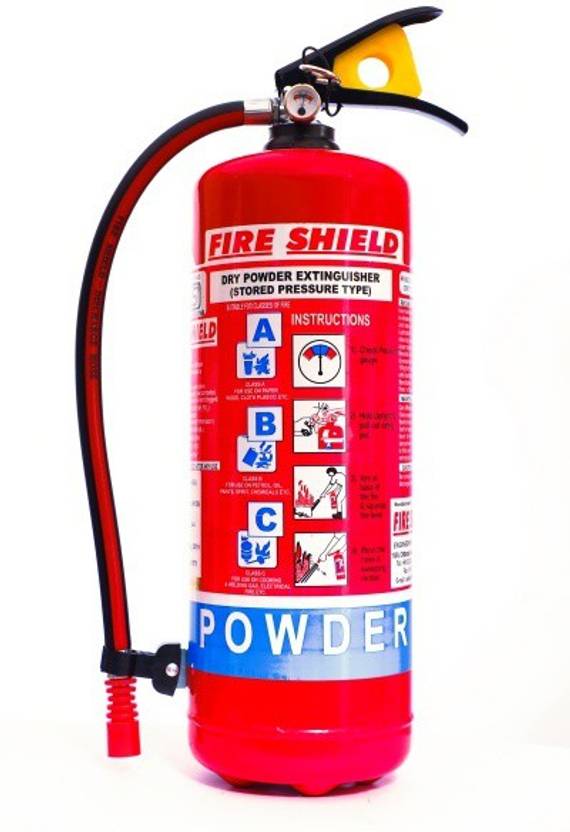 FIRESHIELD ‘Fire Shield brand' Stored Pressure Fire Extinguisher ISI Marked, Powder type