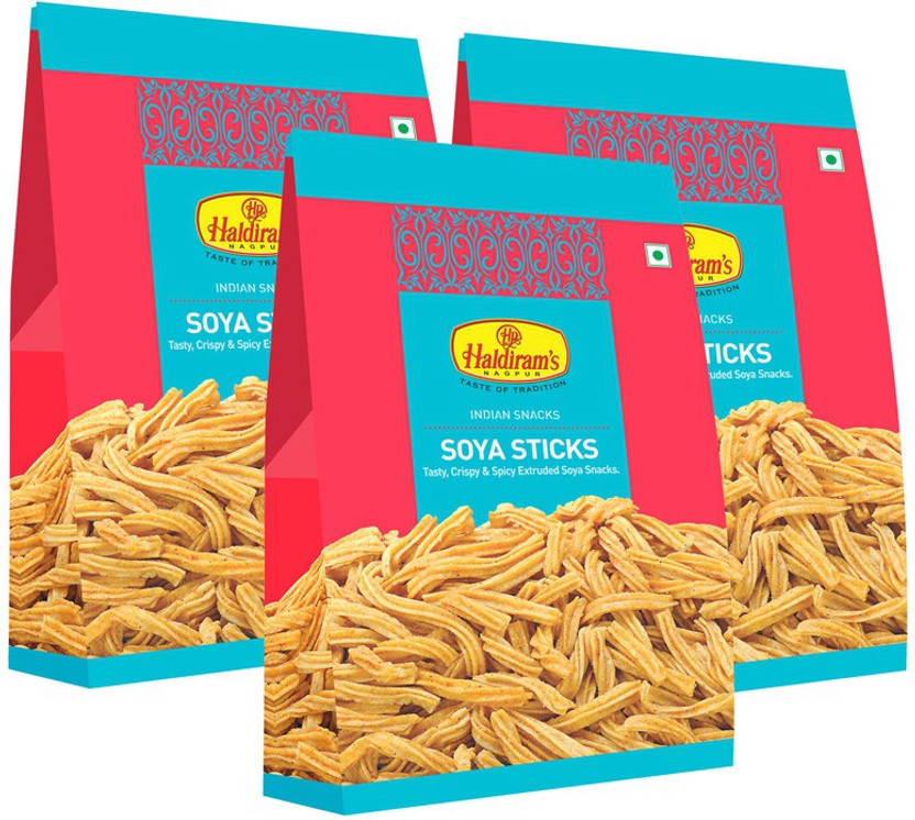 Haldiram's Soya Stick Namkeen Khara Sticks