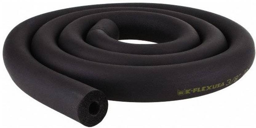 MARSHLAND Nitrile Tube Half Inch 13mm Inner Diameter Outer 13mm Thickness 1/2 ID * 1/2 THK Air Conditioner Tube AC Tube Hose Pipe