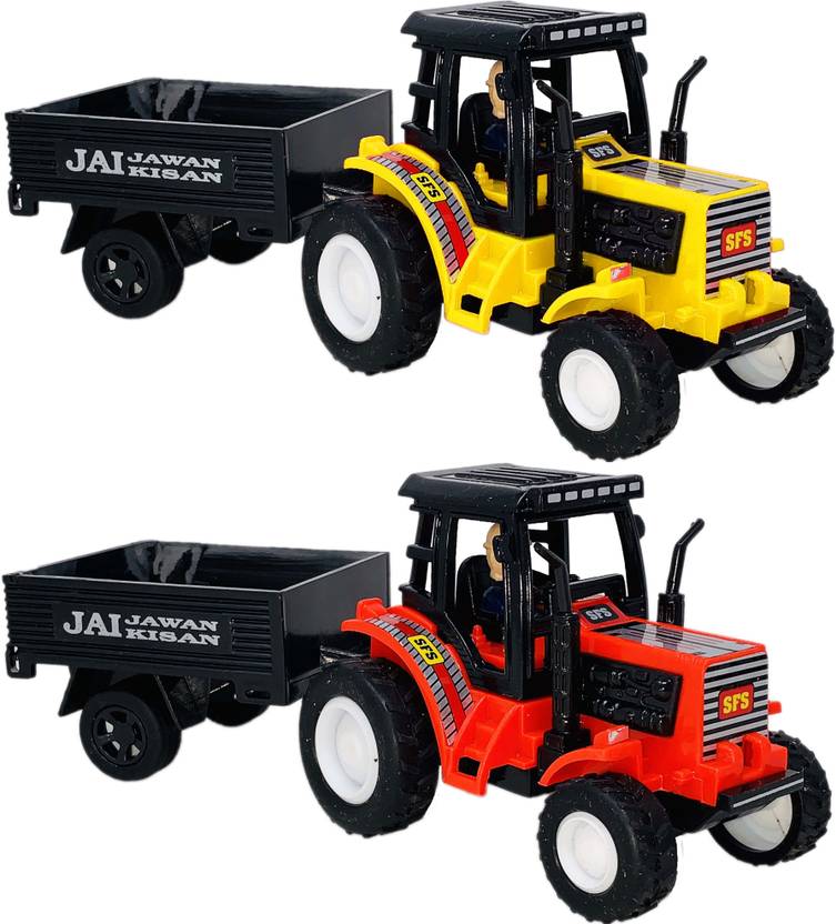 Miniature Mart Set Of 2 Small Size Made Of Plastic Indian Automobile