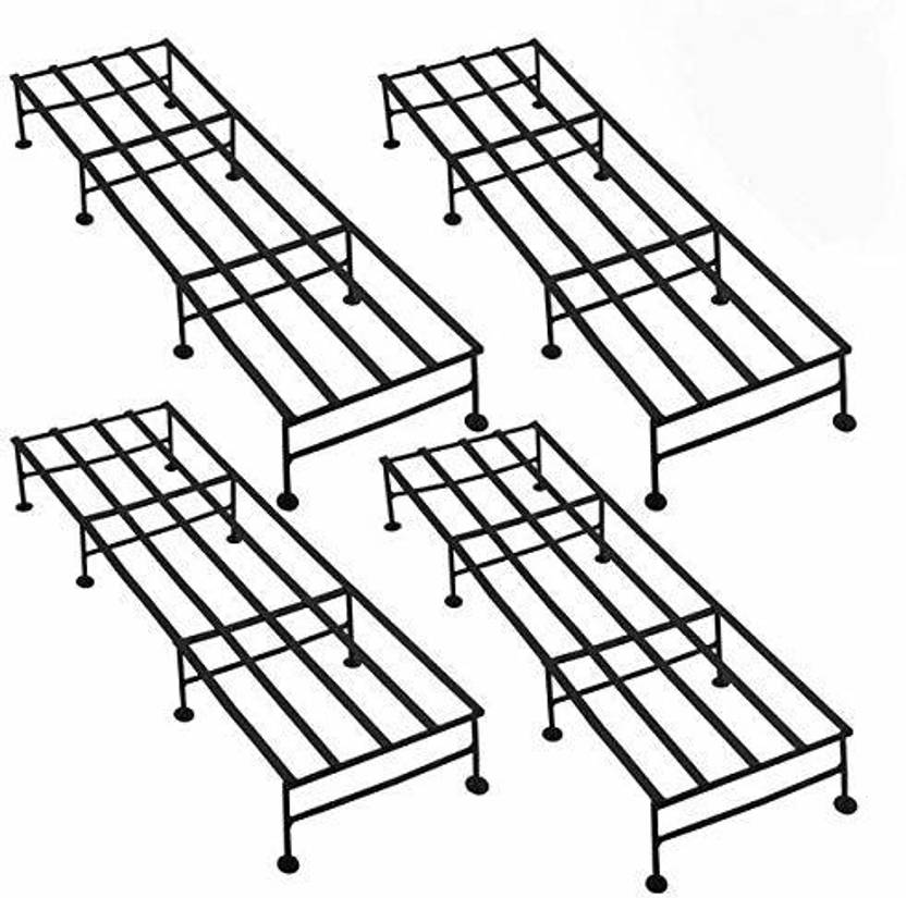 Hs Retail Modern Indoor & Outdoor Iron Planter Stand/Flower Shelf