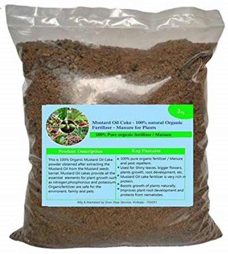 VibeX ™ RDX400 Grade A Mustard Cake Fertilizer for Plants Growth