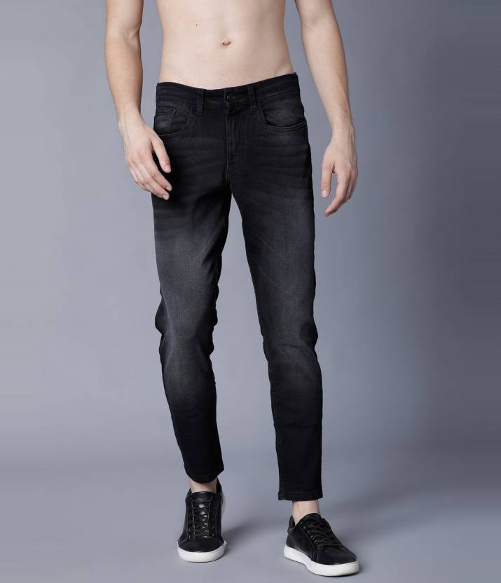 HIGHLANDER Tapered Fit Men Black Jeans - Buy HIGHLANDER Tapered Fit Men ...