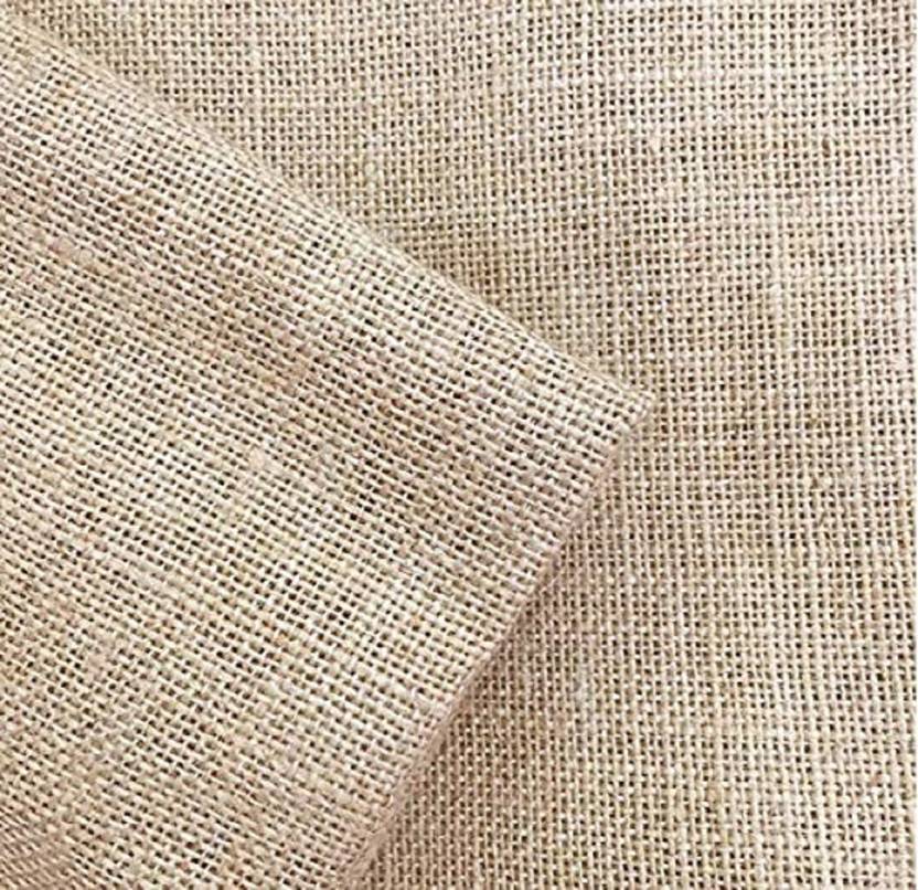 Udhayam Unlaminated sand Color Jute Fabric, Width ONE MTR Packing, Used