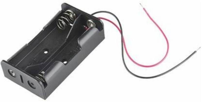 TechSupreme PACK OF 2 18650 Battery Case Holder For Battery 2 x 18650 Cell Electronic Components Electronic Power Supply Electronic Hobby Kit