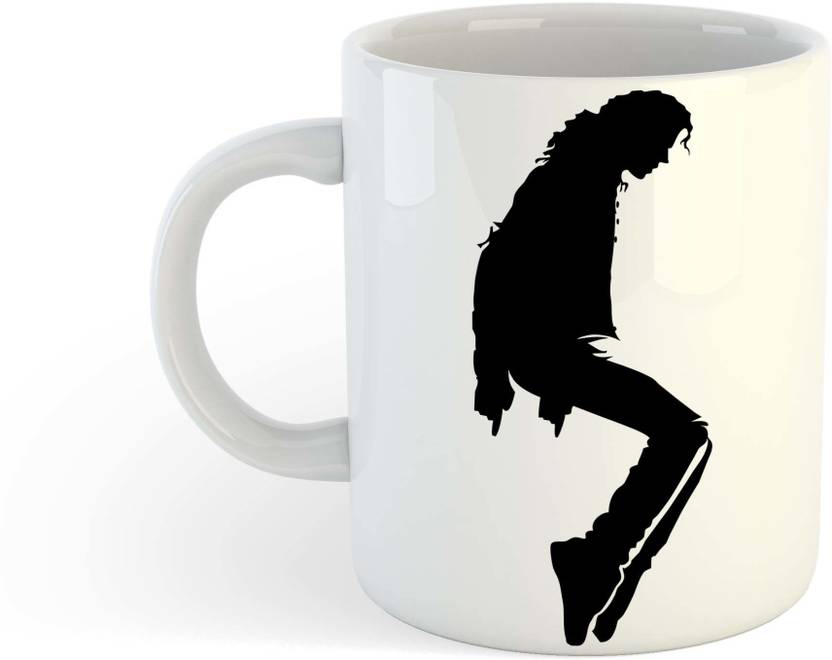 BuyAmaze Printed Micheal Jackson Stencil Ceramic Coffee Mug