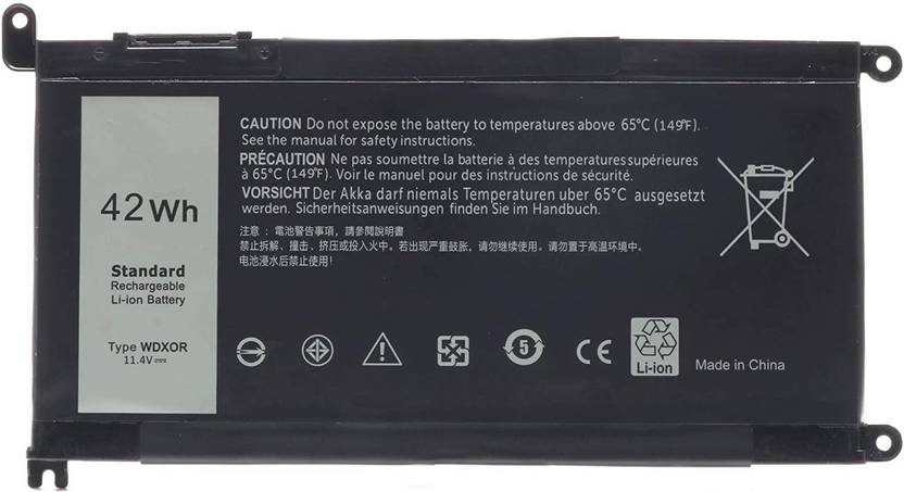 DELL WDXOR CYMGM 3 Cell Laptop Battery DELL : Flipkart com