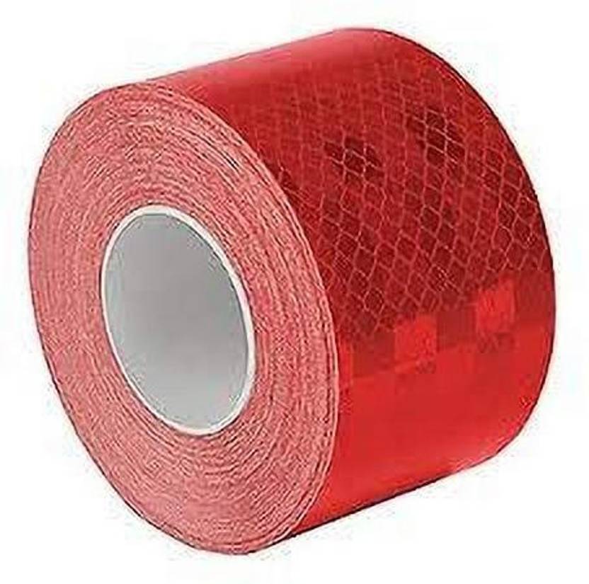 AutoVision 24 Feet Retro Reflective Conspicuity Tape 50.8 mm x 7.31 m Red Reflective Tape